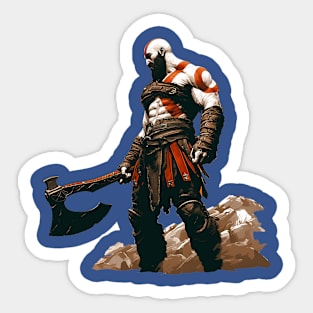 kratos Sticker